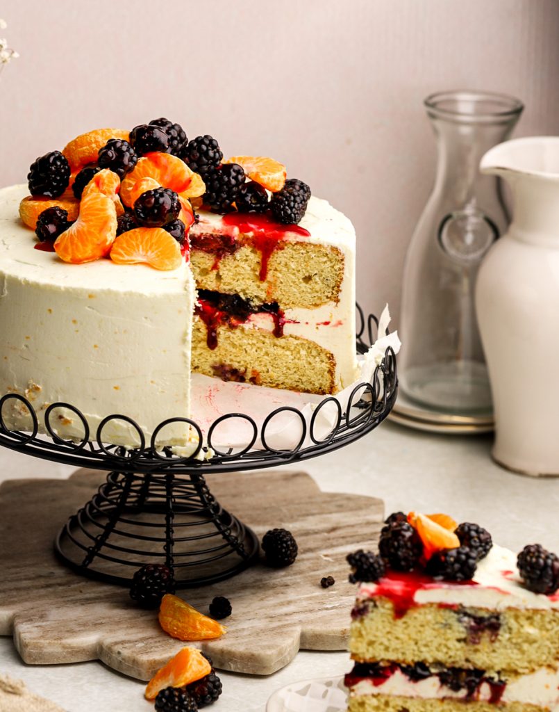 Blackberry Orange Cake