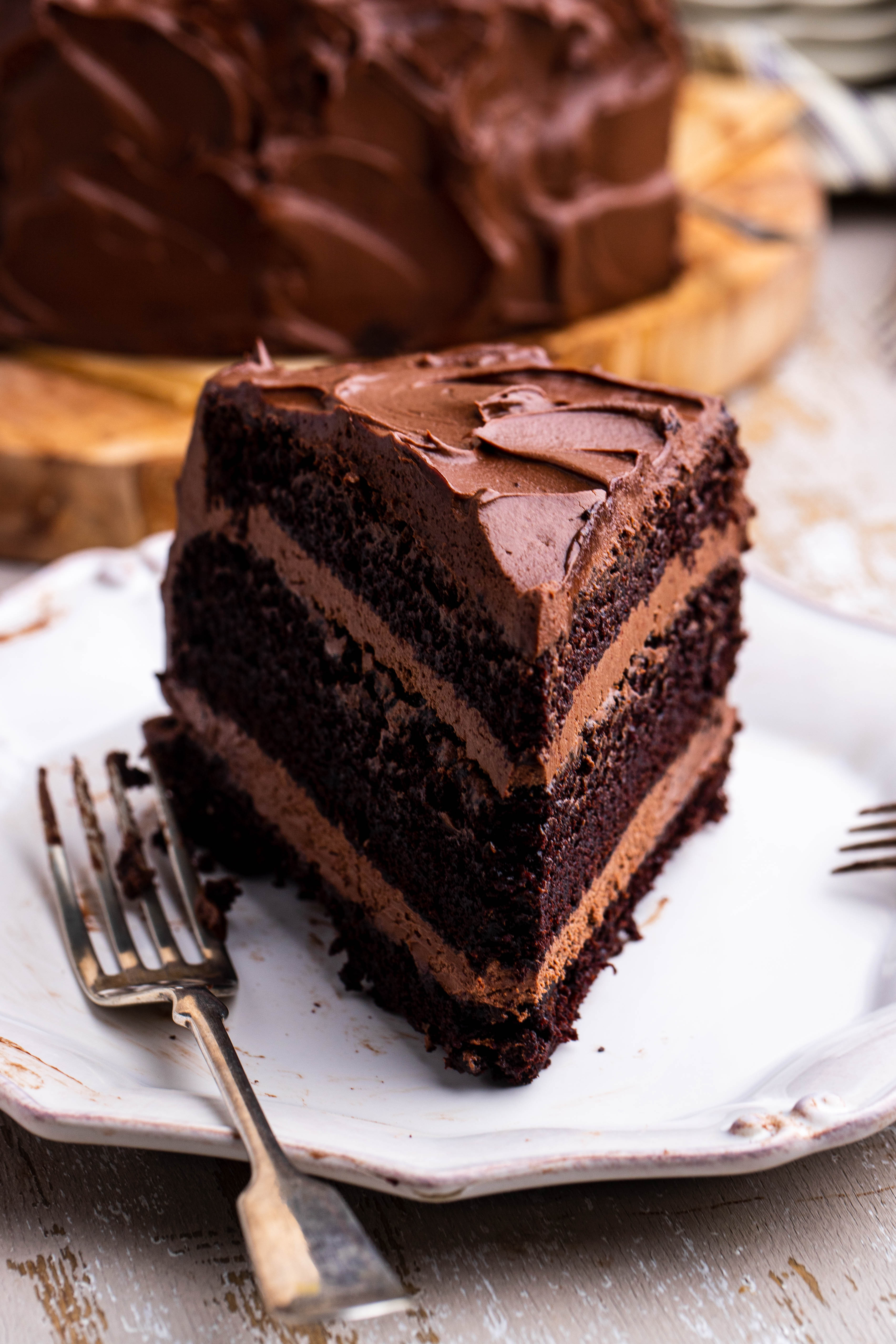 Forever Super Moist Chocolate Cake Fudge Frosting