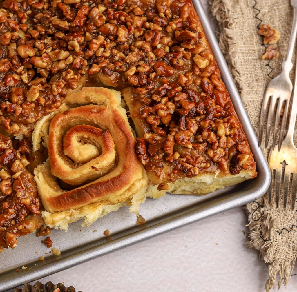 Sticky Maple Walnut Buns