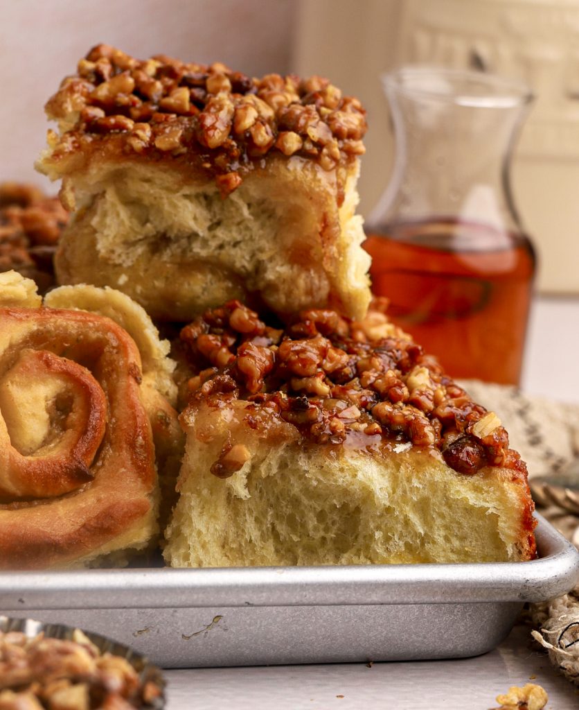 Sticky Maple Walnut Buns