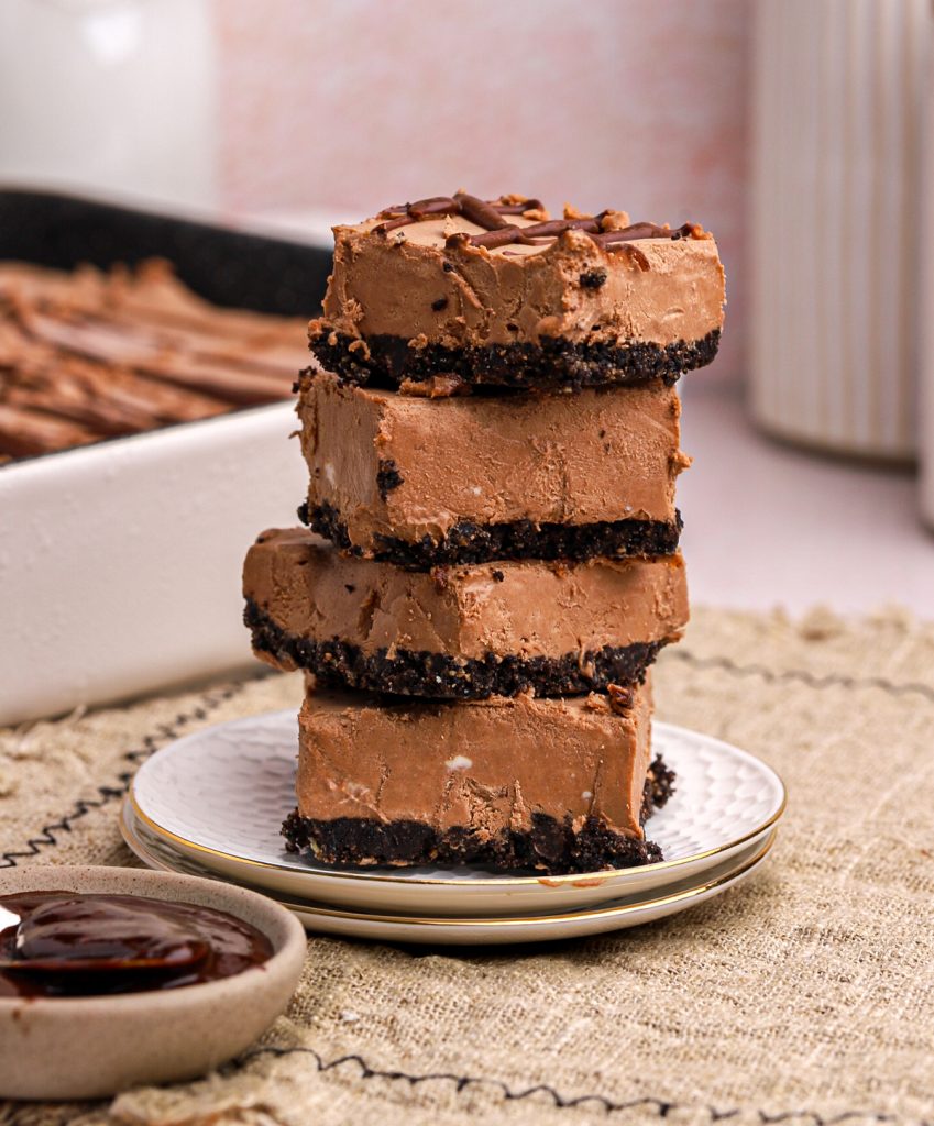 No- Bake Chocolate Mousse Bars