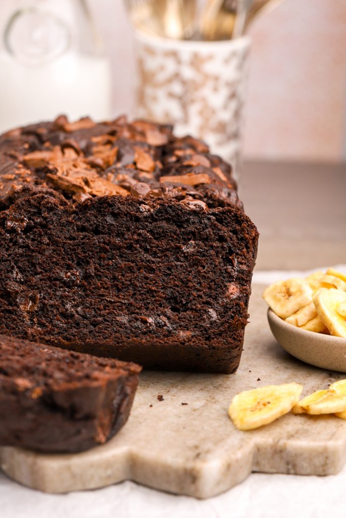 Triple Chocolate Banana Loaf