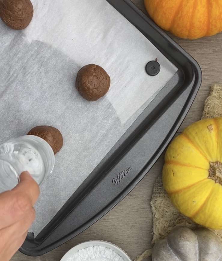 Flatten Each Dough Ball With A Flat Glass