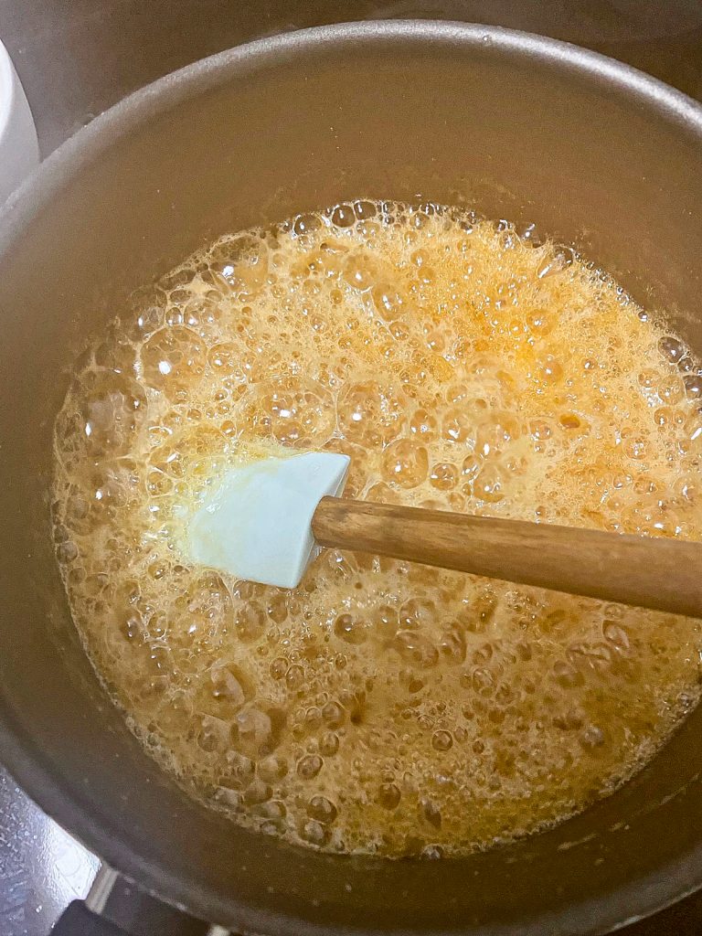 Add the butter and whisk