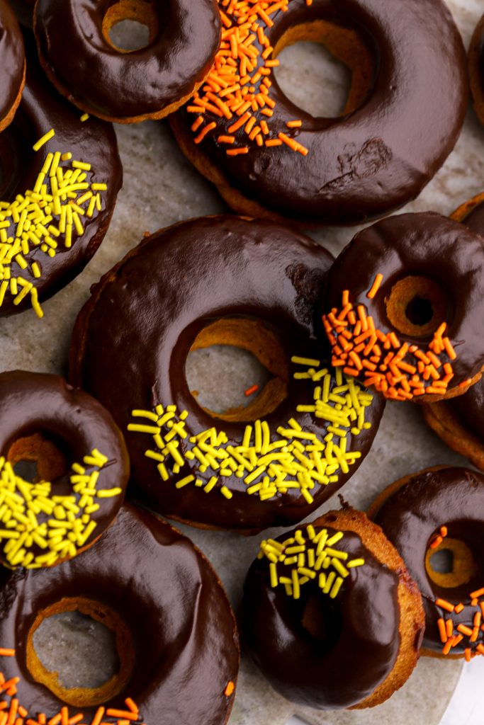 Halloween Pumpkin Donuts