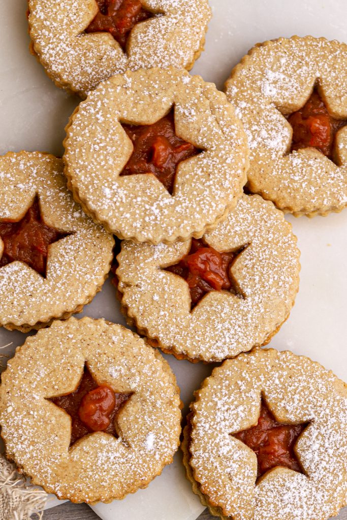 Spice Linzer Cookies