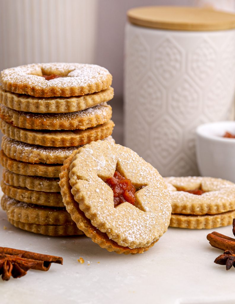 Spice Linzer Cookies