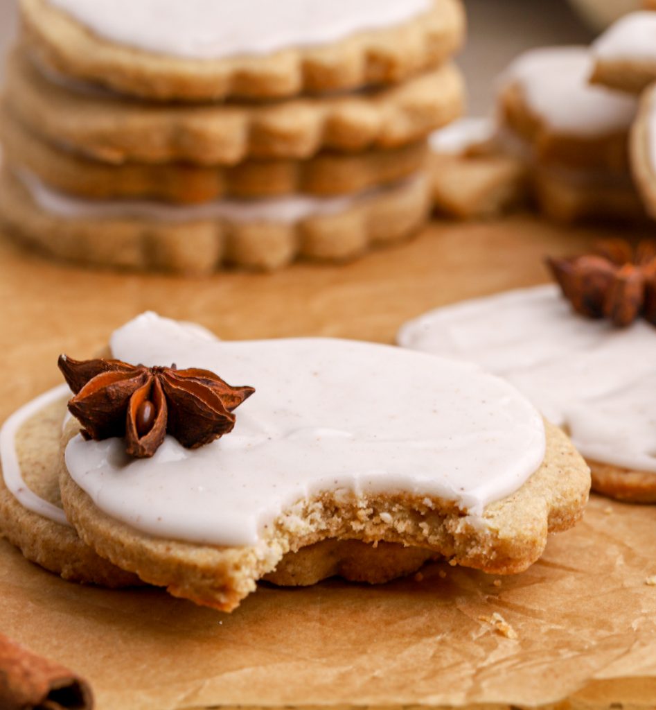 Spice Cookies With Maple Glaze