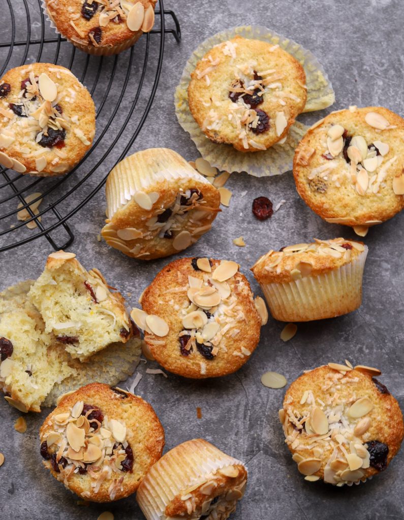 Almond Cranberry Muffins