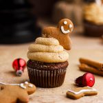 Gingerbread cupcakes