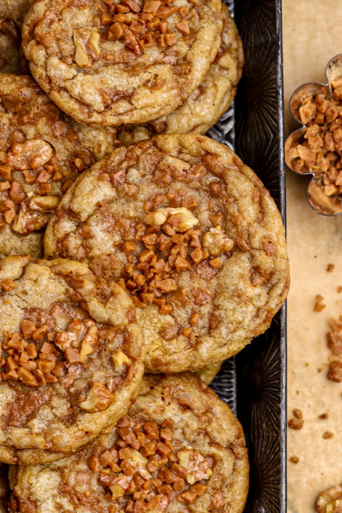 Toffee Walnut Cookies