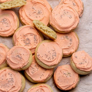 Pillowy Frosted Cookies