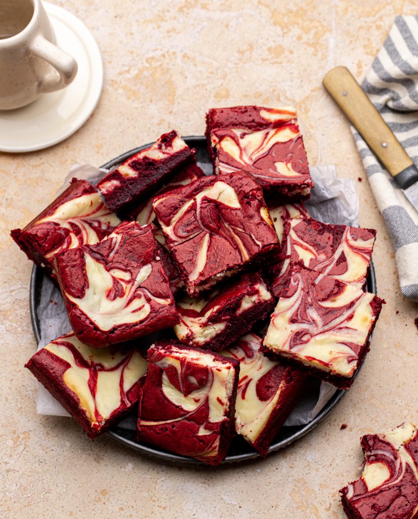 Red Velvet Cheesecake Brownies