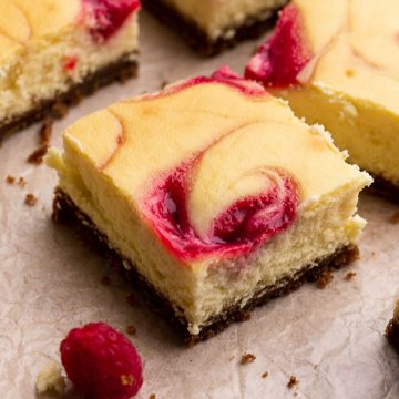 Raspberry Ginger Bars