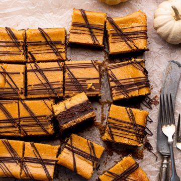 Pumpkin Cheesecake Bars