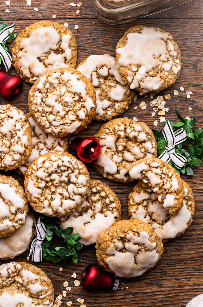 Glazed Oatmeal Cookies