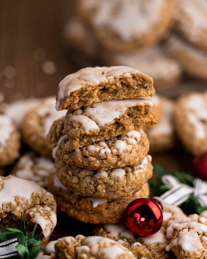 Glazed Oatmeal Cookies