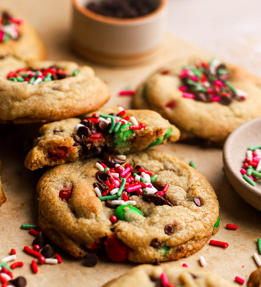 M&M Chocolate Chip Cookies