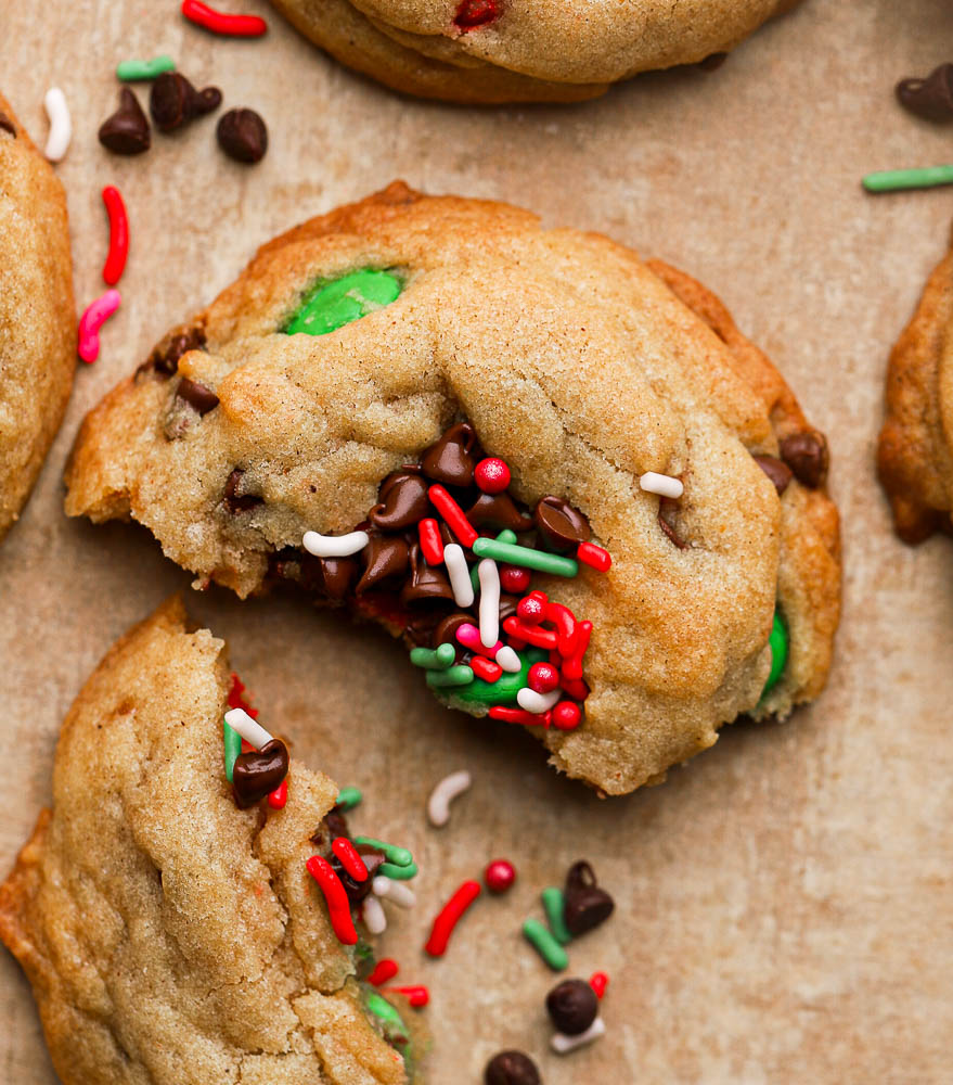 M&M Chocolate Chip Cookies