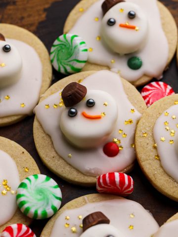 Melting Snowman Cookies