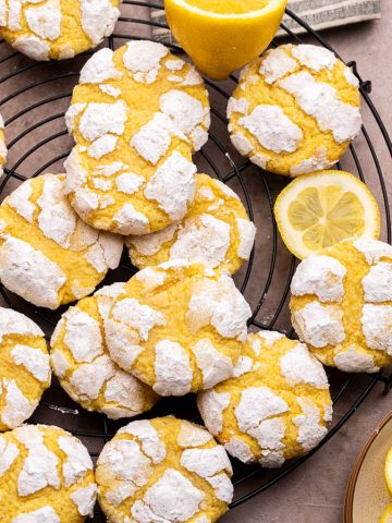 Lemon Crackle Cookies