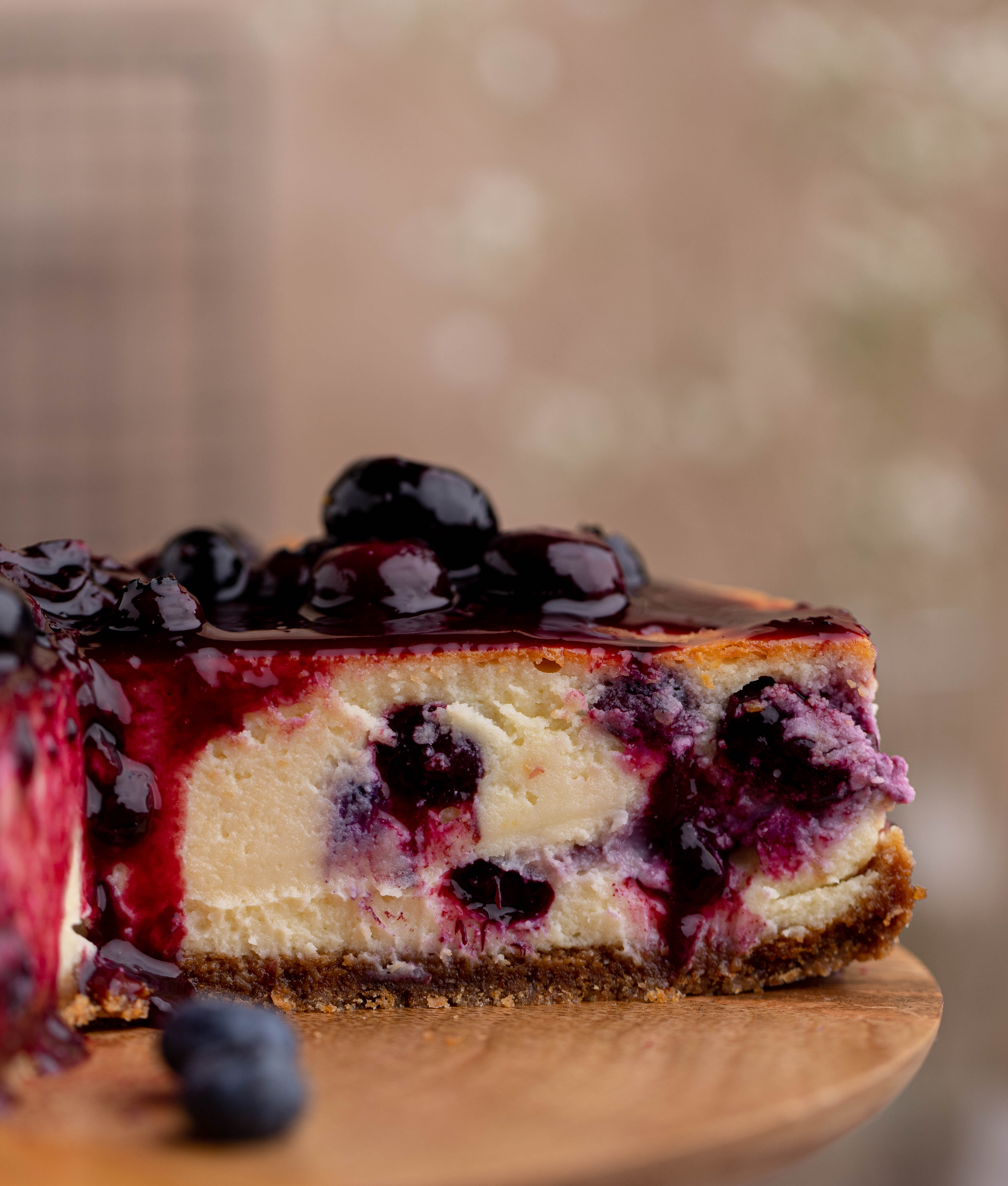 The Best Blueberry Cheesecake