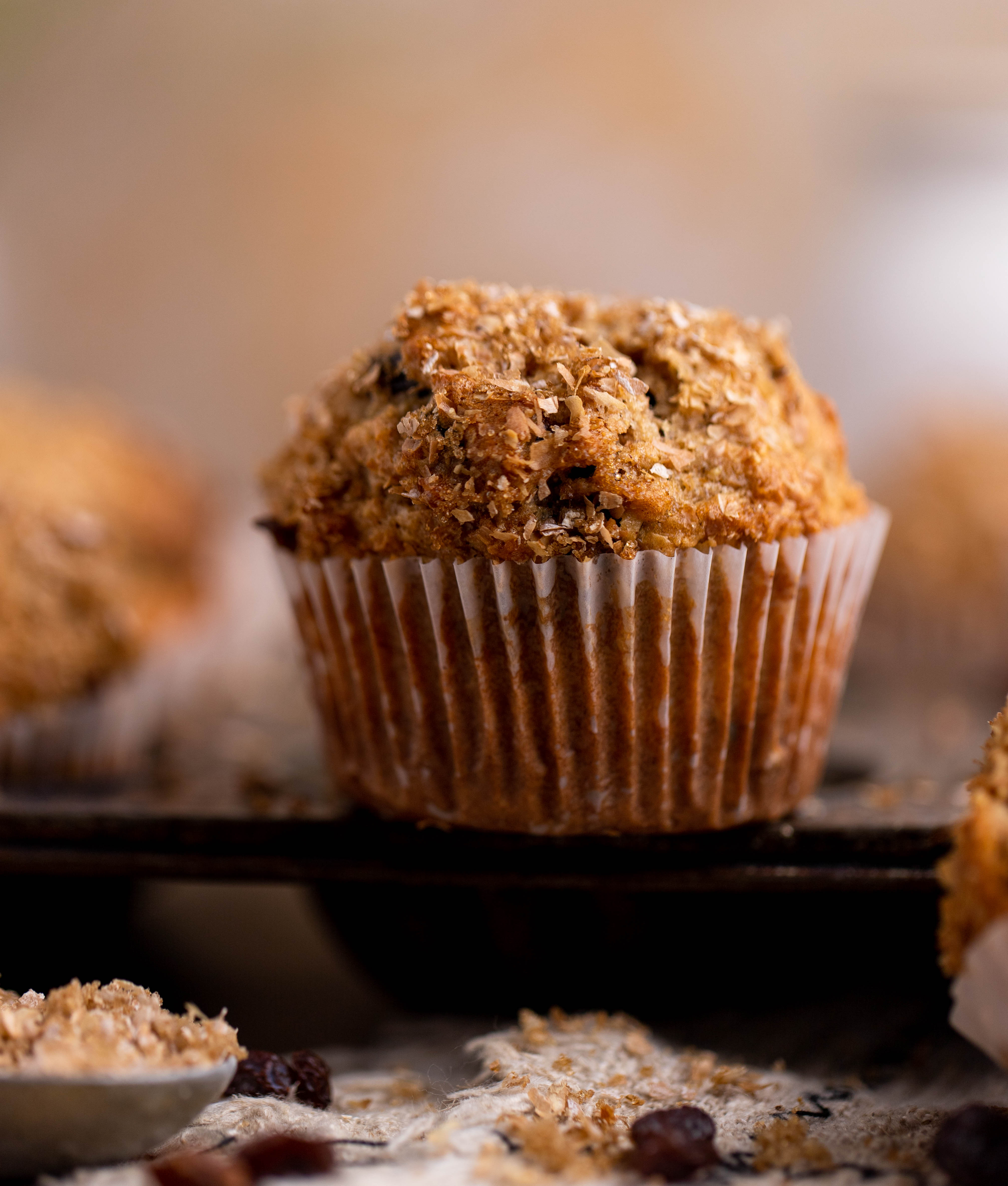 The Best Bakery Style Bran Muffins