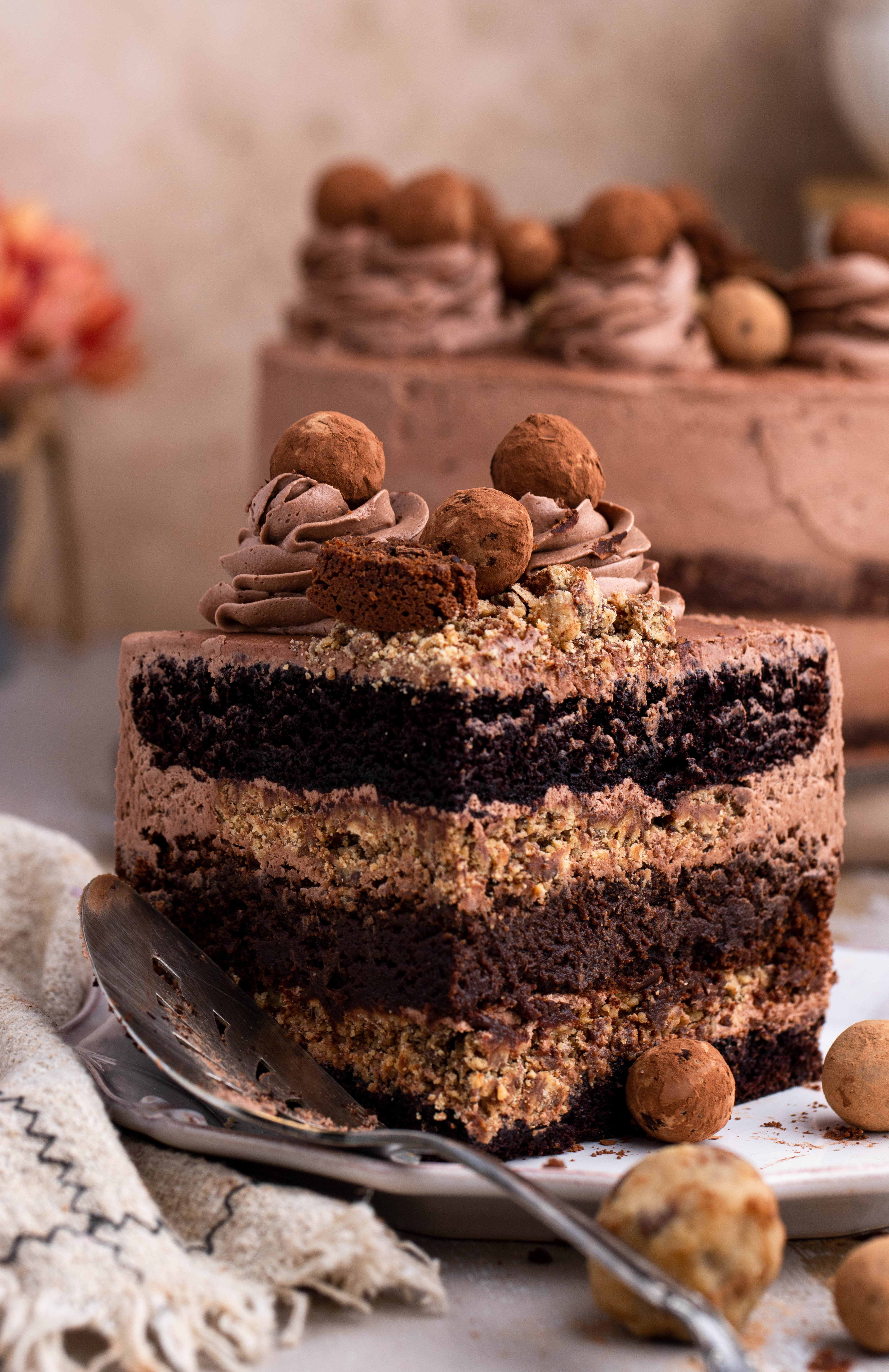 Brownie Cookie Dough Cake