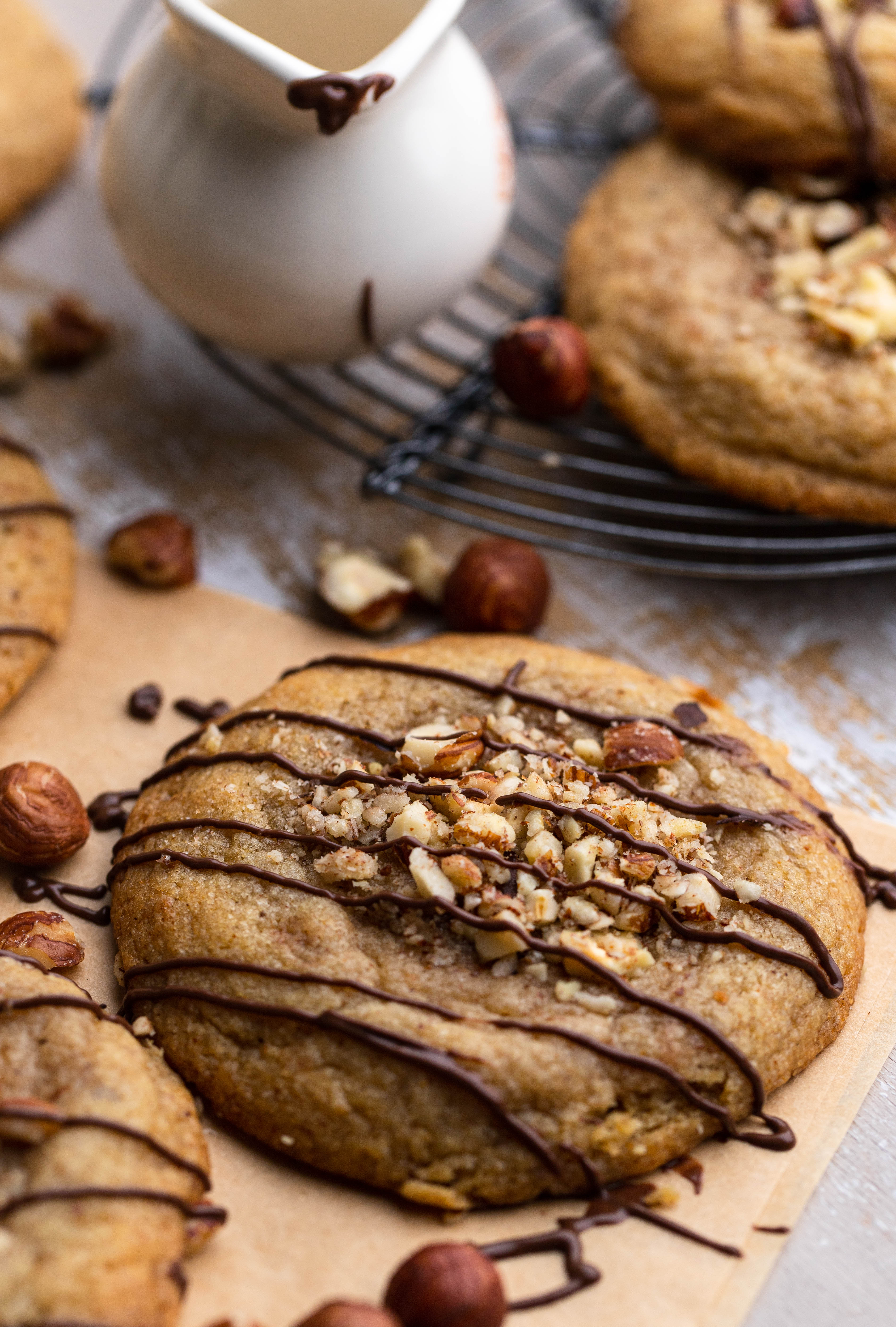 Nutella Stuffed Cookies