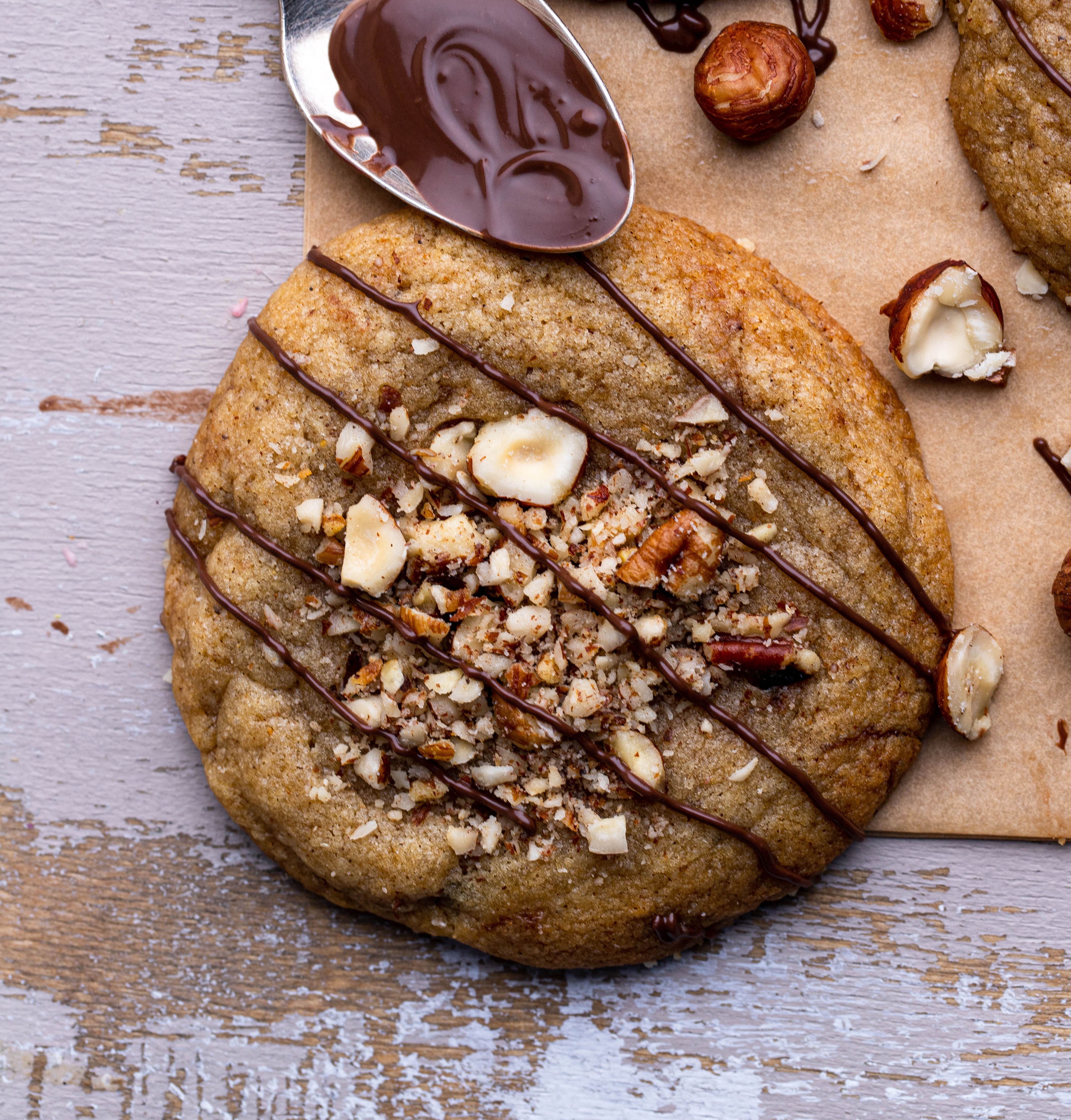 Nutella Stuffed Cookies