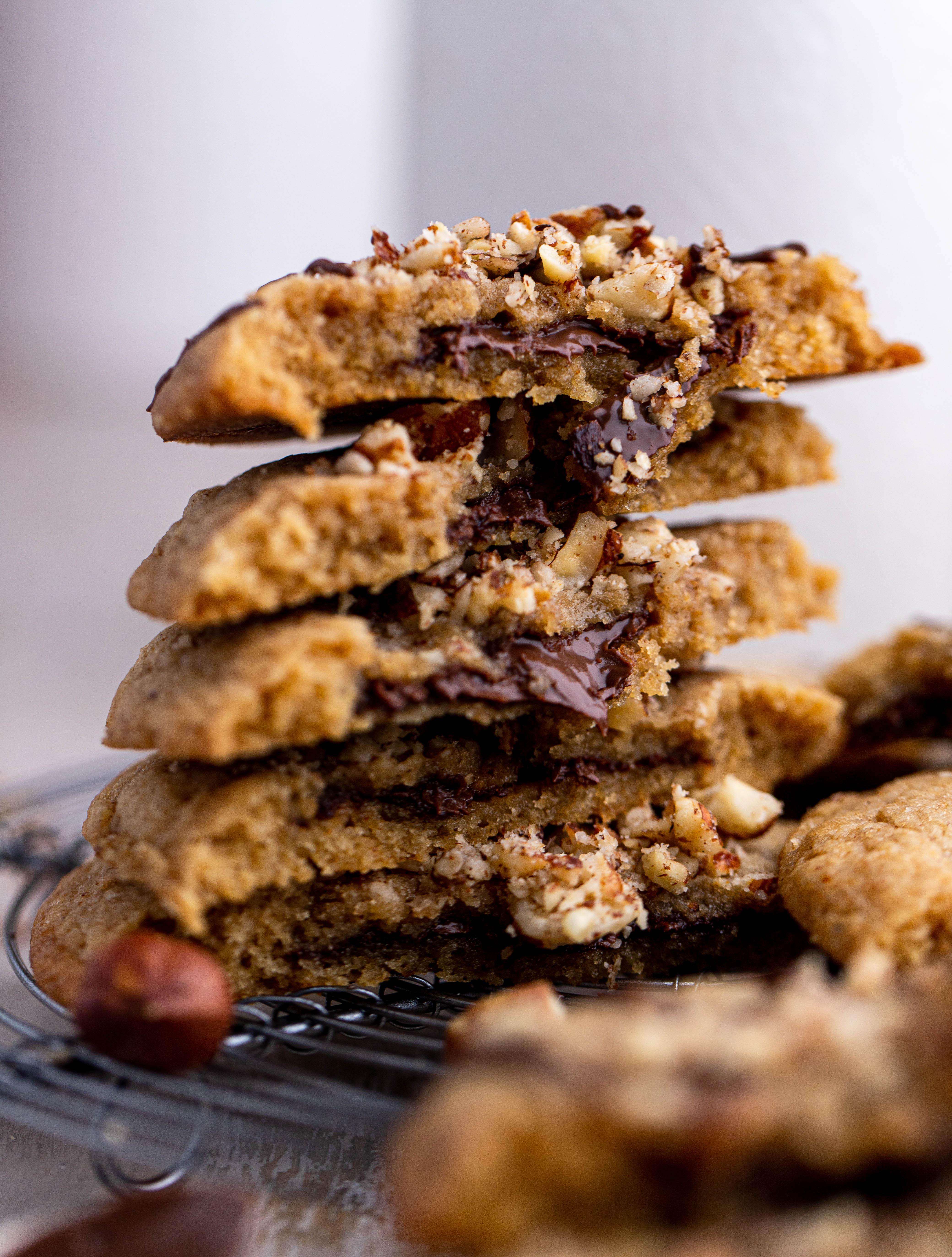 Nutella Stuffed Cookies