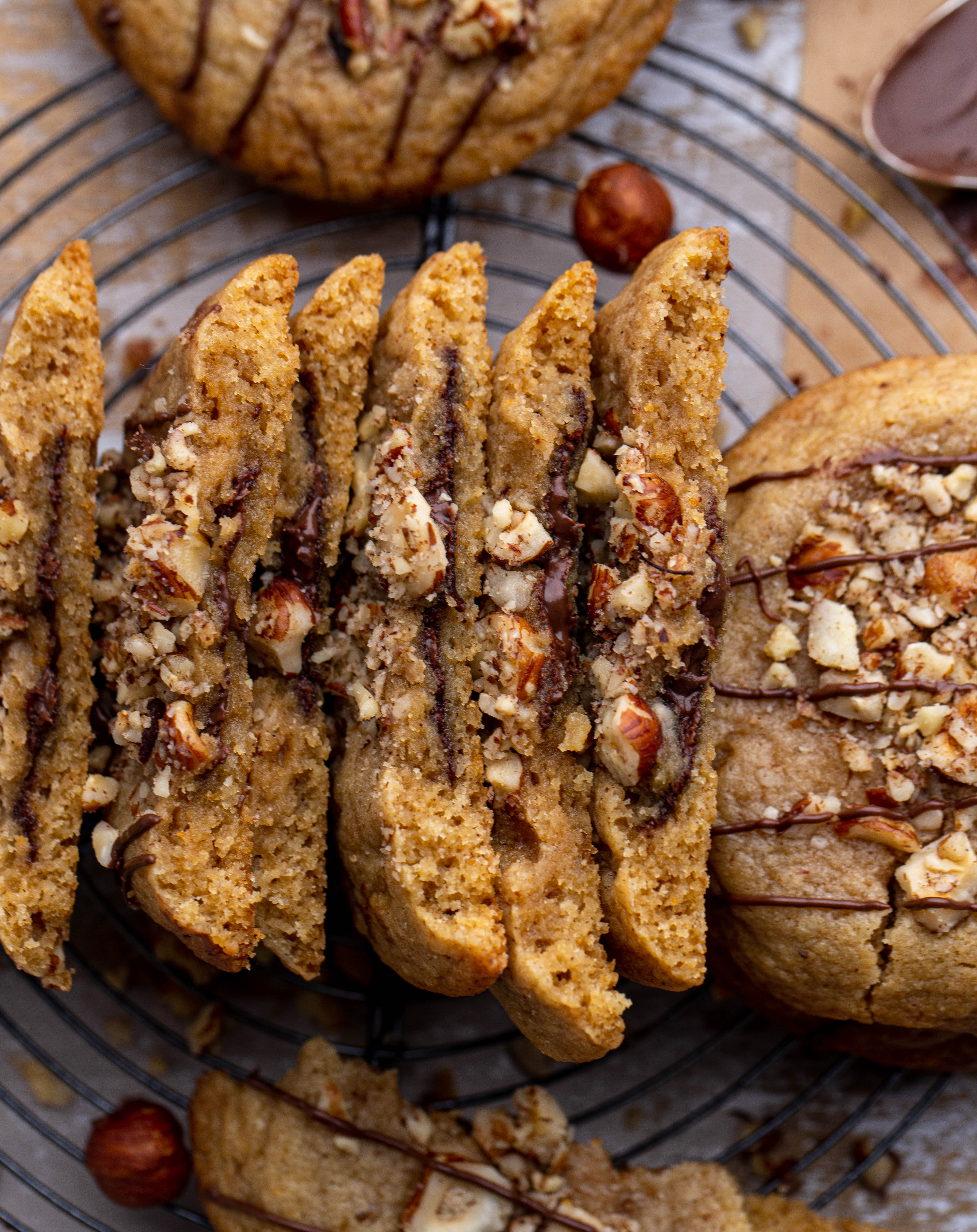 Nutella Stuffed Cookies