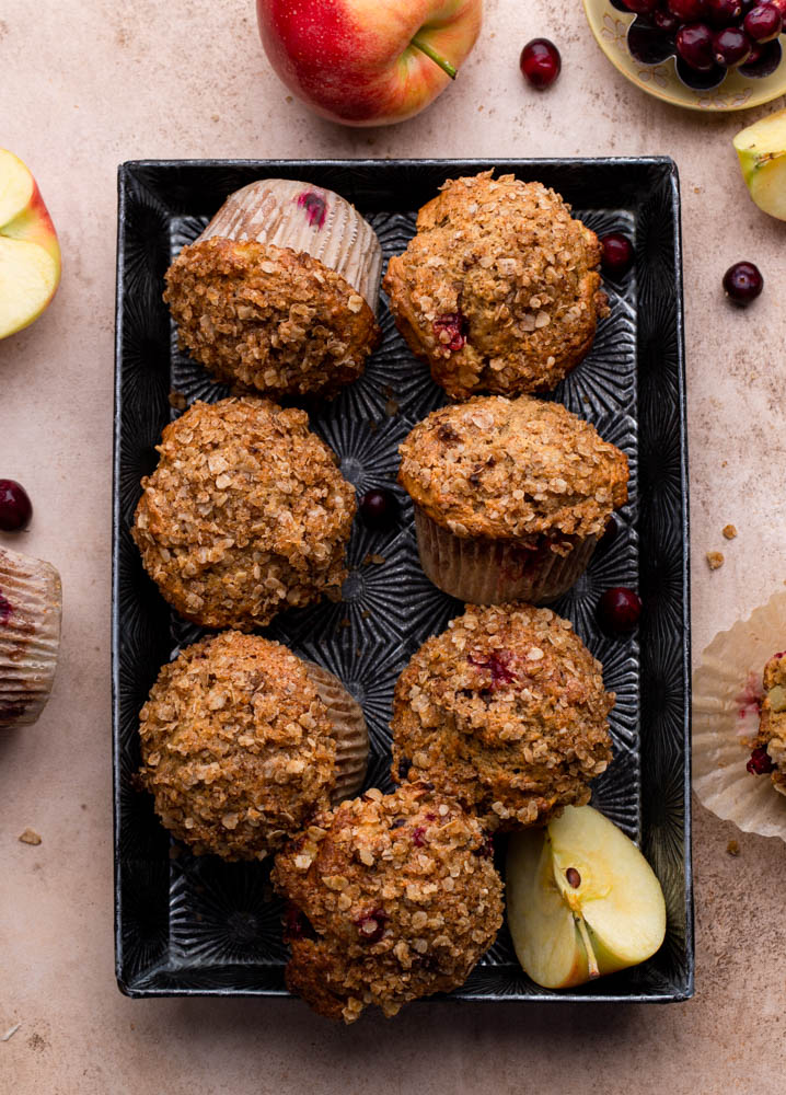 Apple Cranberry Muffins