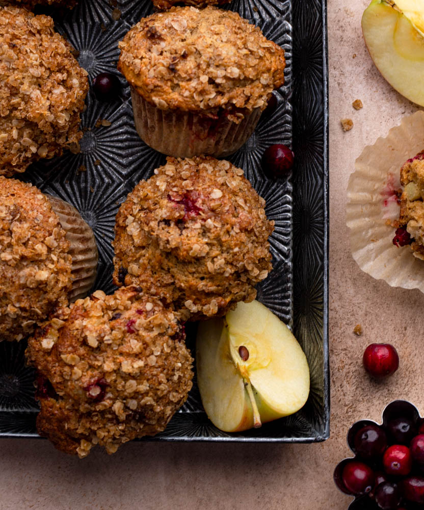 Apple Cranberry Muffins