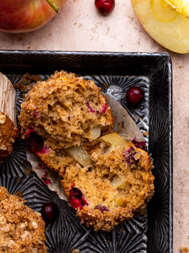 Apple Cranberry Muffins