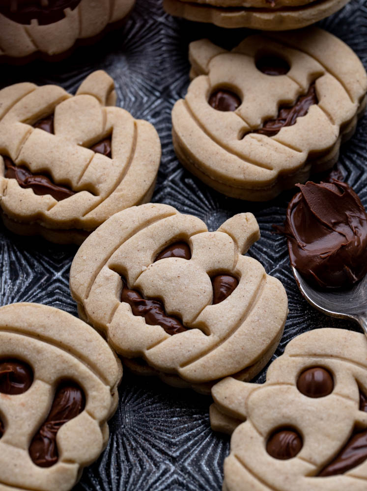 Spooky Pumpkin Cutout Cookies