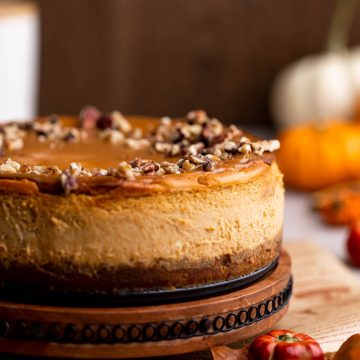 Pumpkin Caramel Cheesecake