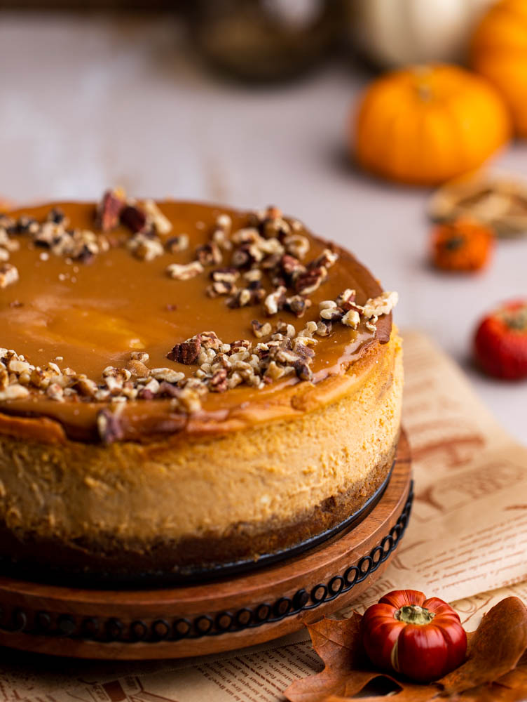 Pumpkin Caramel Cheesecake