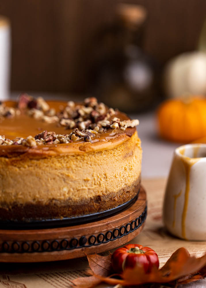 Pumpkin Caramel Cheesecake