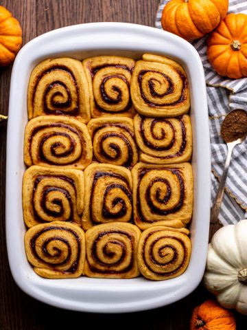 Pumpkin Cinnamon Rolls