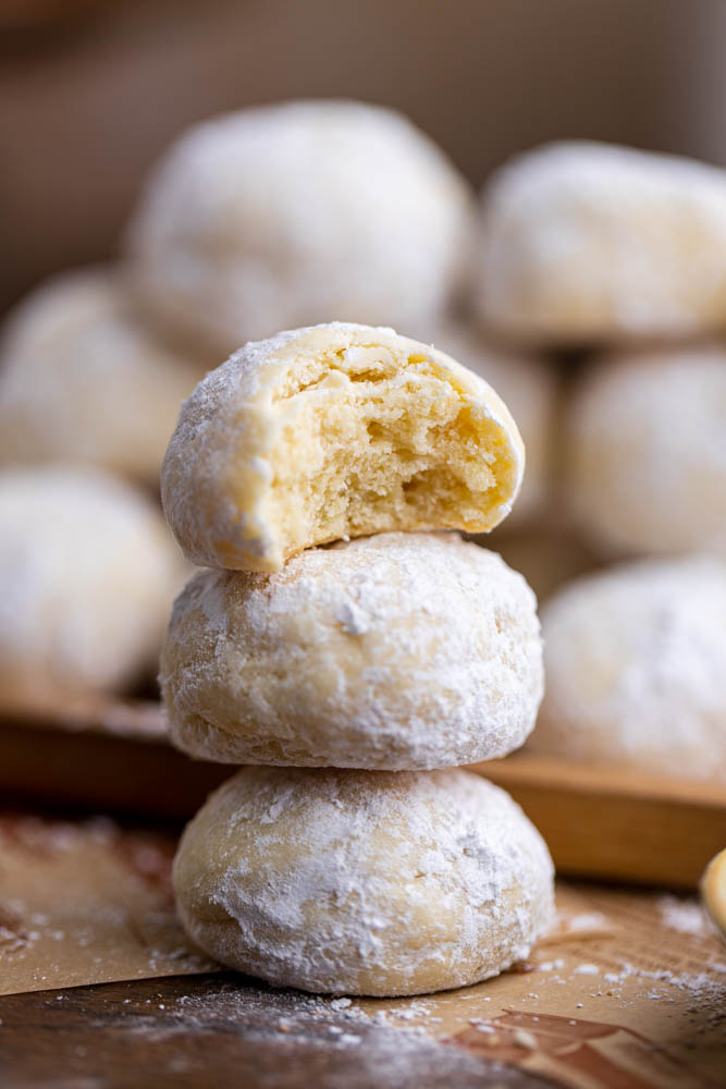 Cream Cheese Snowball Cookies